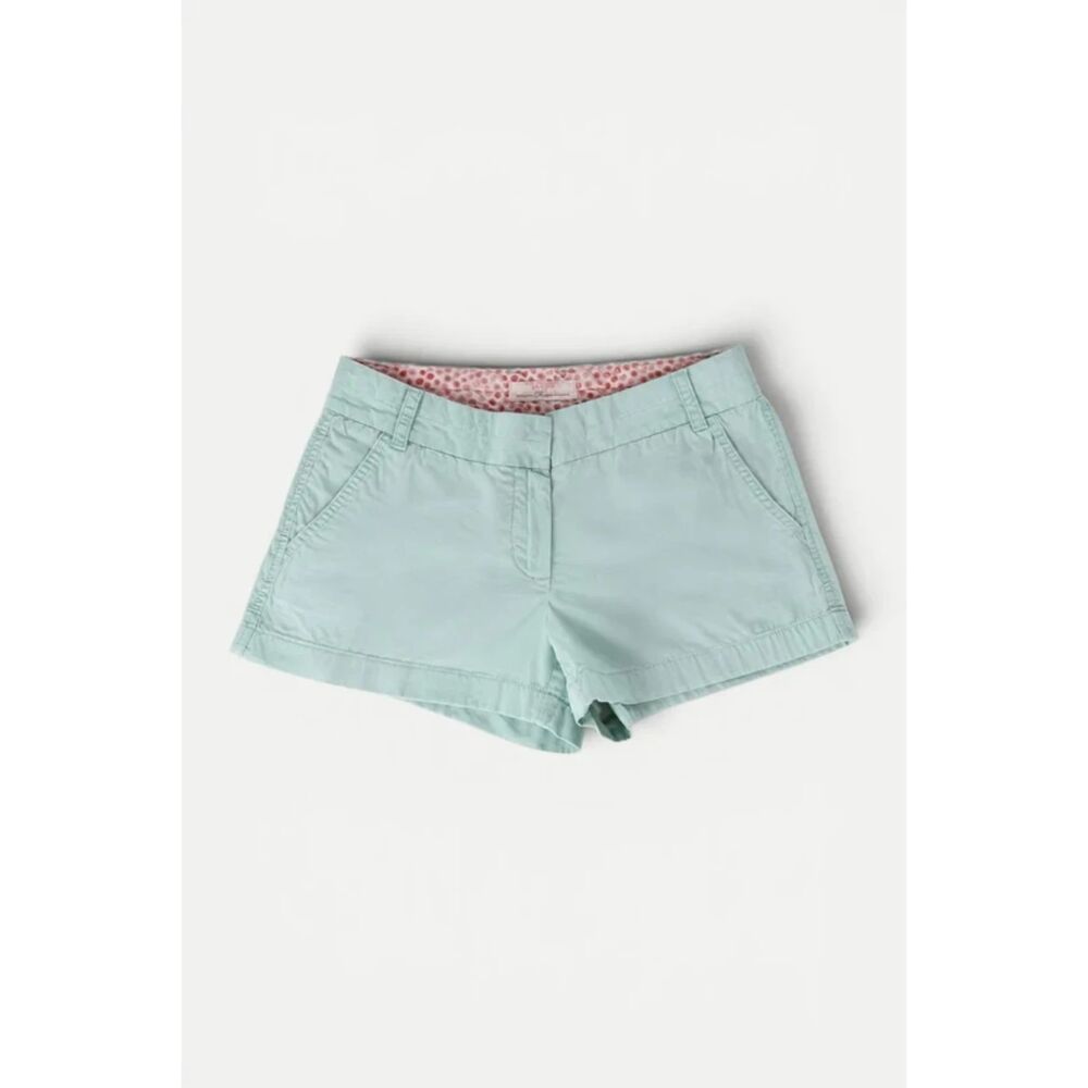 J.Crew Broken-In Chino Shorts Women’s Size 4 Mint Green 100% Cotton